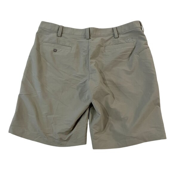 Under Armour Hybrid Shorts Men's Size 40 Waist Khaki Golf Casual - Picture 4 of 4